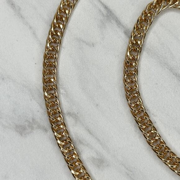 Gold Tone Chain Purse Strap Replacement Handle ✨ - Picture 8 of 12